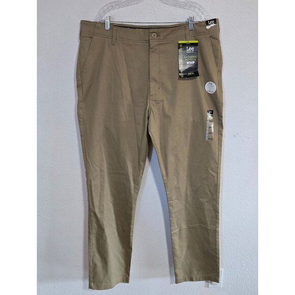 NWT Lee Extreme Motion MVP Slim Fit Casual Comfort Pants Mens sz 42x34 - Picture 1 of 9